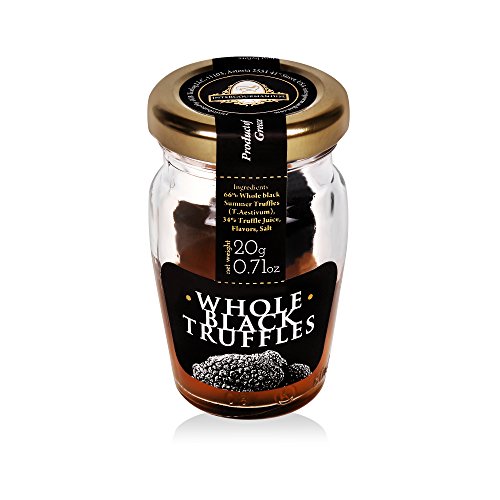 Real Black Summer Truffles in Brine – Gourmet Truffle Seasoning for Slicing, Chopping or Shaving by InterGourmandise