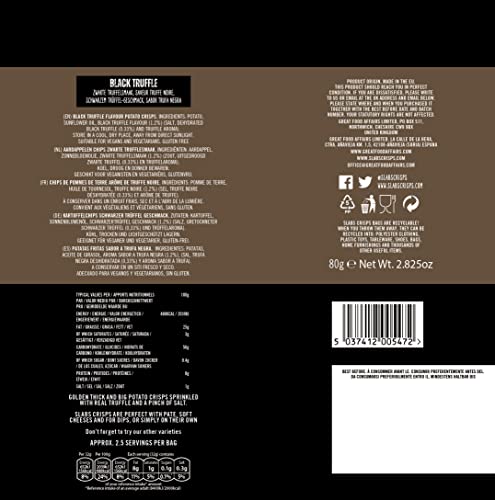 SLABS Black Truffle 80g bag (Multipack of 8 bags)