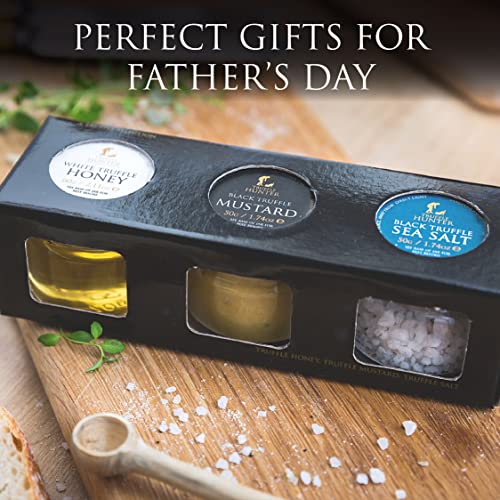 TruffleHunter - Truffle Condiment Selection - Honey (60g), Salt (50g) & Mustard (50g)