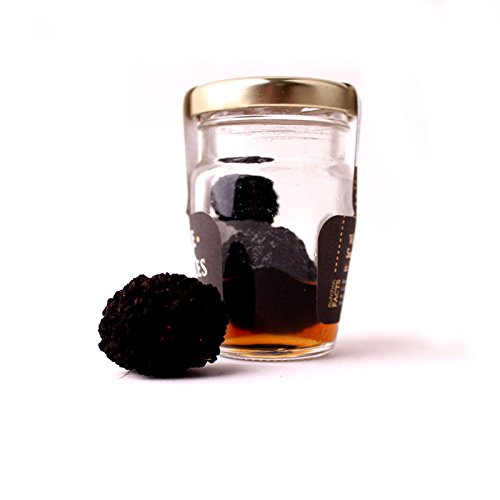 Real Black Summer Truffles in Brine – Gourmet Truffle Seasoning for Slicing, Chopping or Shaving by InterGourmandise