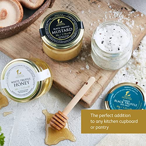TruffleHunter - Truffle Condiment Selection - Honey (60g), Salt (50g) & Mustard (50g)