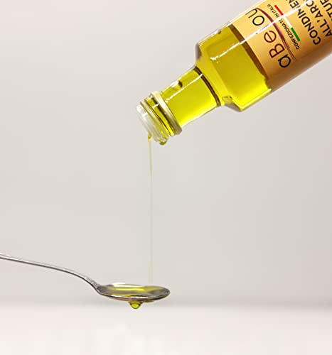 aBeiou. Black Truffle Oil 100ml extra gourmet product 100% Italian extra virgin olive oil flavoured with black truffle artisan vegan vegetarian ideal for gift giving and cooking.
