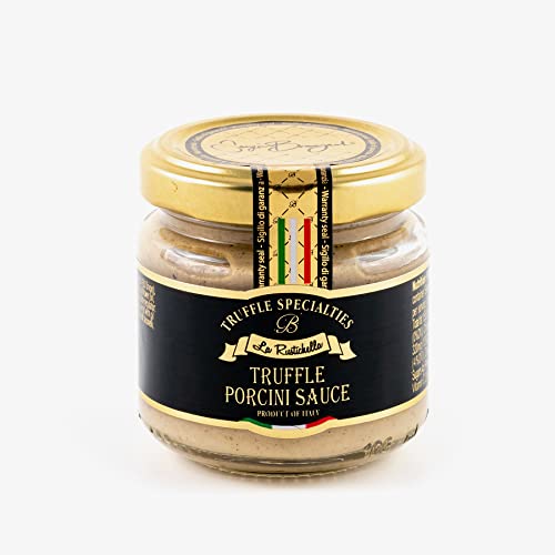 La Rustichella Black & White Truffle Oil and Porcino Sauce, 210 g Combo Set