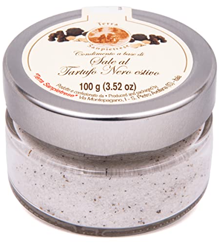 TerraSanpietrese - Truffle Salt - Italian Black Truffle and Sea Salt - 100gr