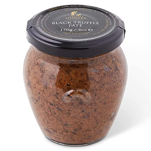 TruffleHunter - Black Truffle Pate - Preserved Truffles with Porcini Mushrooms - Bread Spread 170g