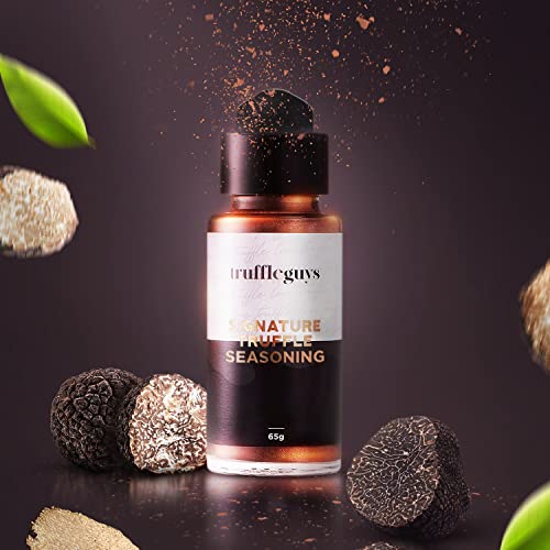 Truffle Guys Signature Truffle Dust 65g, Black Truffle Seasoning in Shaker Jar, All Natural Gourmet Truffle Powder, Vegan and Vegetarian Friendly, Low Carb, Non-Gmo