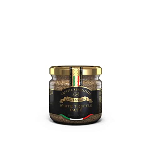 La Rustichella Black Truffle Paté, White Truffle Paté and Black Sliced Truffle Set, 270 g