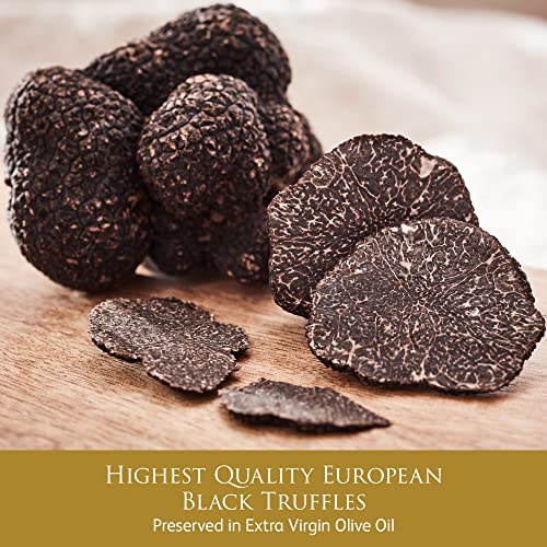 TruffleHunter - Black Truffle Slices - Preserved Truffles in Extra Virgin Olive Oil - 50g
