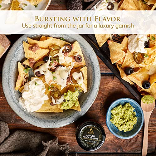 TruffleHunter - Minced Black Truffle - Preserved Truffles in Extra Virgin Olive Oil - 80g