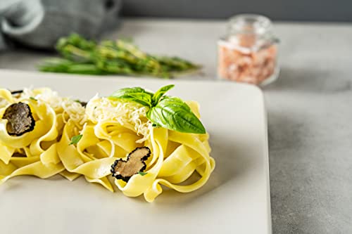 aBeiou. Black Truffle Slices 45g, Extra Gourmet Product 100% Italian, Truffle carpaccio with Extra Virgin Olive Oil, Vegan, Vegetarian, Gluten Free, Tuber Aestivum, Delicatessen Gifts