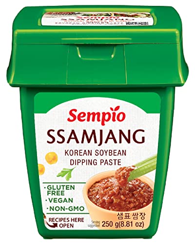 Sempio Vegan Ssamjang, Korean Soybean Dipping Paste, 250g (Vegan, Gluten-Free)
