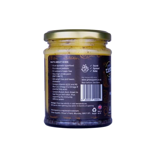 Ghee Appétit Morel Pâté Ghee 300ml I Ghee infused with exotic Morel Mushrooms I Free Range Grass Fed Ghee I Ayurvedic Artisan Ghee