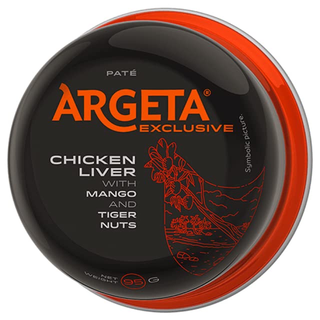 Argeta Premium Exquisite Chicken Liver Pate – 14 cans of Excellent and Delicious Pate – Natural Aroma Flavor – Preservatives and Gluten Free