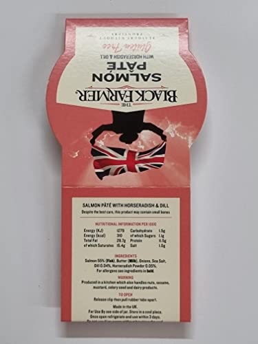 The Black Farmer | Salmon Pate with Horseradish and Dill 110g