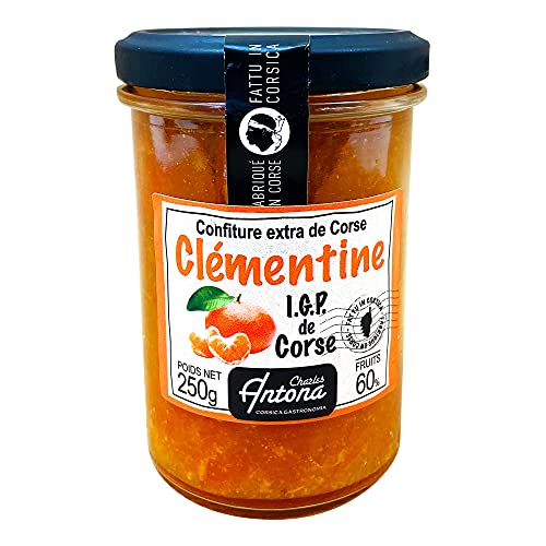 Urban Merchants' Selection of Corsican Jams, Premium Fruit Preserve, Breakfast Spread, Great with Cheese, Made by Charles Antona in The Traditional Way, 4 x Jars, 250g Each