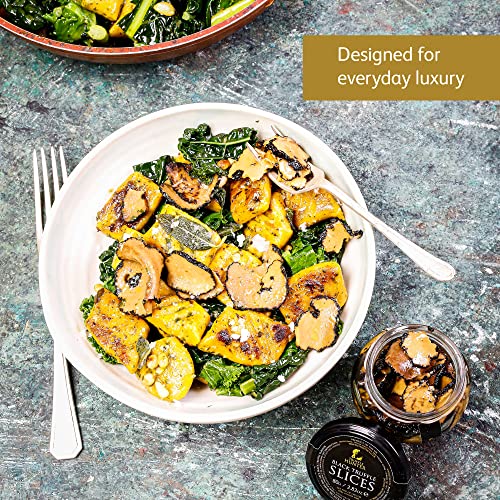 TruffleHunter - Black Truffle Slices - Preserved Truffles in Extra Virgin Olive Oil - 80g