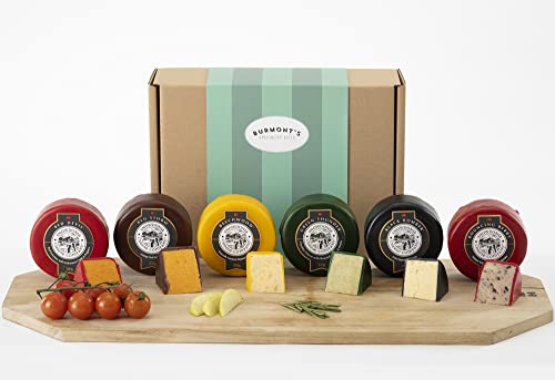Snowdonia Cheese Company Ultimate Selection Hamper Including Award Winners - Black Bomber, Beechwood, Red Devil, Bouncing Berry, Green Thunder & Red Storm - Hamper Exclusive To Burmont's