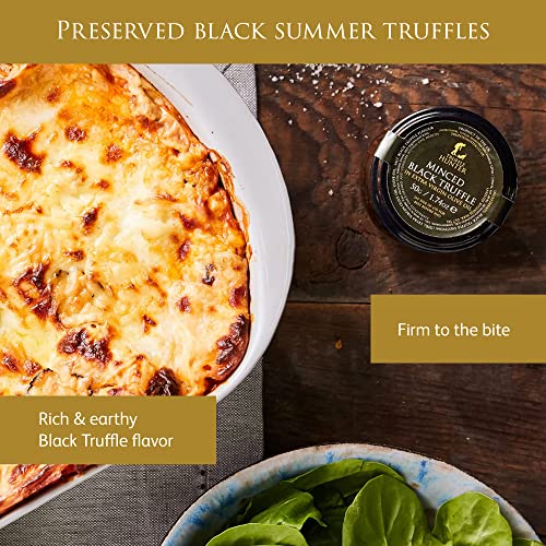 TruffleHunter - Minced Black Truffle - Preserved Truffles in Extra Virgin Olive Oil - 50g