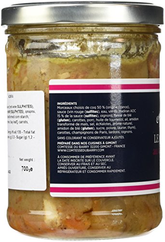 Comtesse du Barry Rooster Coq Au Vin in Madiran Wine Sauce 700 g