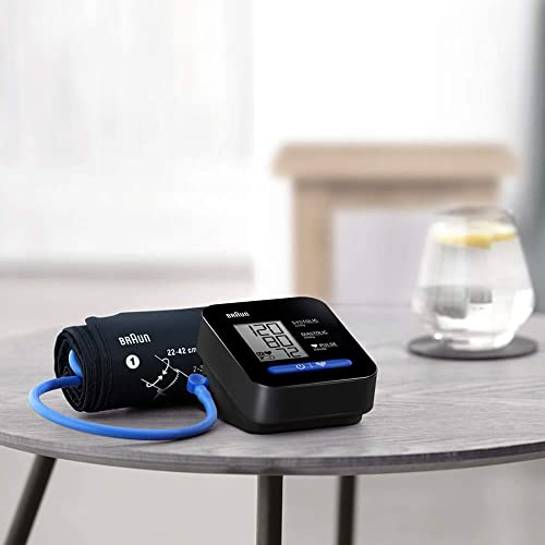 Braun ExactFit 1 Upper Arm Blood Pressure Monitor (Clinically Accurate, One button operation, Easy to use, Big display, Home Use, Universal Cuff) BUA5000EUV1AM