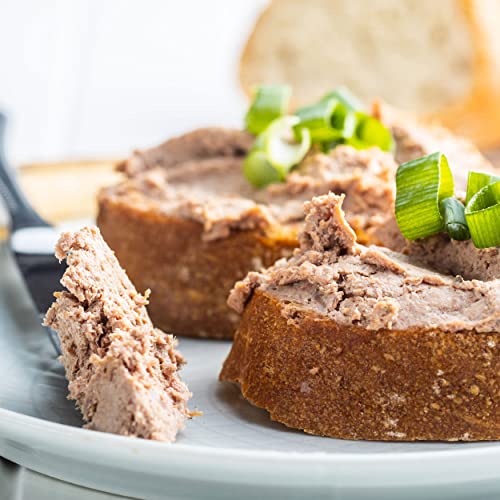 Pork Liver Pate With Duck and Orange, Traditional Smooth Pork Liver Pate, 1kg