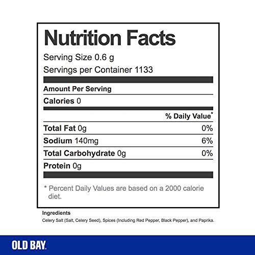 Old Bay Seasoning - Shrimp and Crab Spice Mix - Spice Blend for Seafood, Meat and Poultry - Catering Size, 680g Container