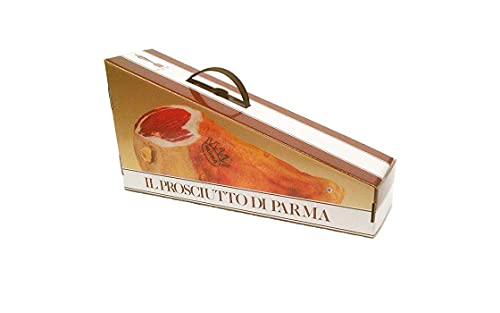 Half Parma ham (Prosciutto di Parma Pdo - Cav. U Boschi) 8.6 lbs (3,9 kg), Gift Box