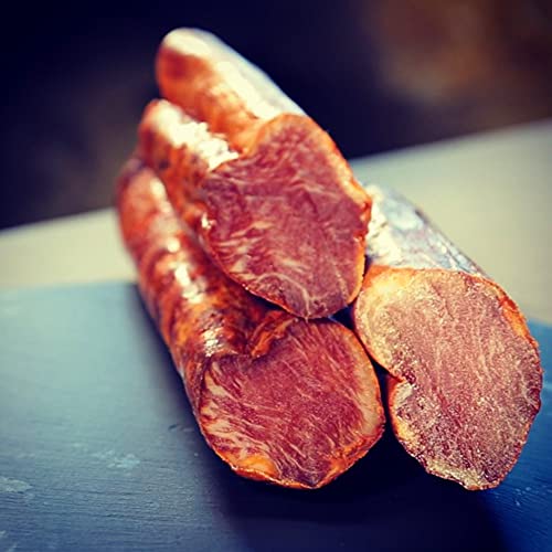 CINCO JOTAS Acorn-fed 100% Ibérico Cured Loin - Traditional Recipe | Cured Loin Made From Acorn-Fed Free-Range Iberian Pigs - 5J Quality, Slow and Natural Curing. Half Piece of 400- 500gr
