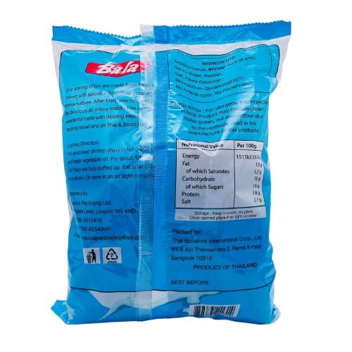 Uncooked Shrimp Chips 500g by Bala