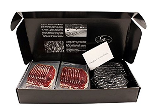 Spanish Serrano Ham Shoulder Hamper with 1 Serrano ham Sliced 4,5 KG