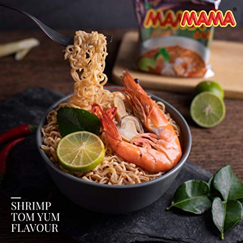 MAMA Instant Noodles Shrimp Creamy, 50 g - Pack of 30