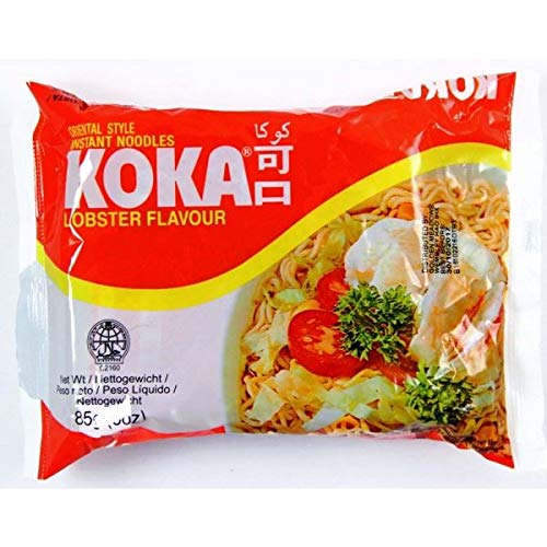 KOKA Oriental Noodles-All Flavours- Lobster Noodles 85G(10 Packets)