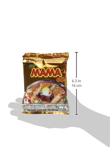 MAMA Instant Noodles Shrimp Creamy, 50 g - Pack of 30