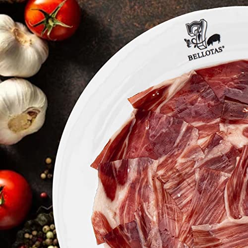 Pata Negra iberico Ham | Made From Grain Fed 50% Iberico Pigs | Jamon iberico Cebo de Campo | 7 BELLOTAS Guijuelo (Boneless + 1,0 Kg.)