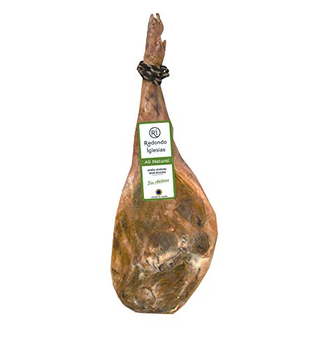 Spanish Bone-in Serrano Ham All Natural / Free of Nitrates and Nitrites, Free of additives / Weight 7 - 7.5 kg