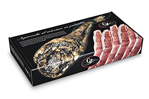 Spanish Serrano Ham Shoulder Hamper with 1 Serrano ham Sliced 4,5 KG