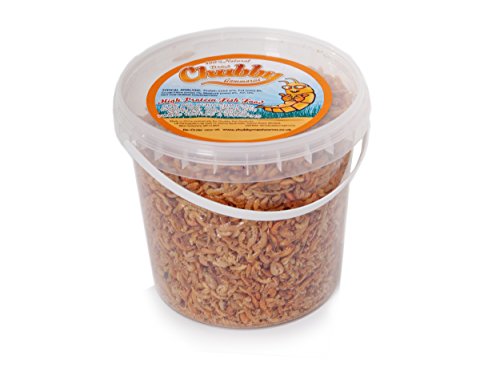 1L Tub Chubby Dried Gammarus - Siberian Shrimps for Fish