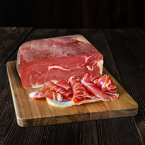 Serrano Ham Cured Boneless 1 Kg + Lomo (Pork Loin) Duroc Natural 250 gr + Chorizo Riojano 200 gr - Spanish Jamon Serrano Jamonprive