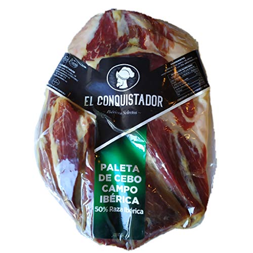 2.2 Kg Boneless Iberico Ham Shoulder 100% Natural - Spanish Boneless Jamon Iberico Pata Negra - Paleta Iberica Deshuesada