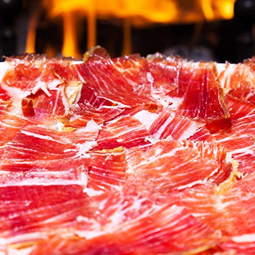 aBeiou. Spanish IBERICO HAM Leg - Jamon Iberico de Cebo - Pata Negra. Cured +30 Months in Guijuelo (Salamanca). Hycer Warranty Certificate. Weight 7'5 to 8 kg