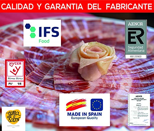 aBeiou. Spanish IBERICO HAM Leg - Jamon Iberico de Cebo - Pata Negra. Cured +30 Months in Guijuelo (Salamanca). Hycer Warranty Certificate. Weight 7'5 to 8 kg