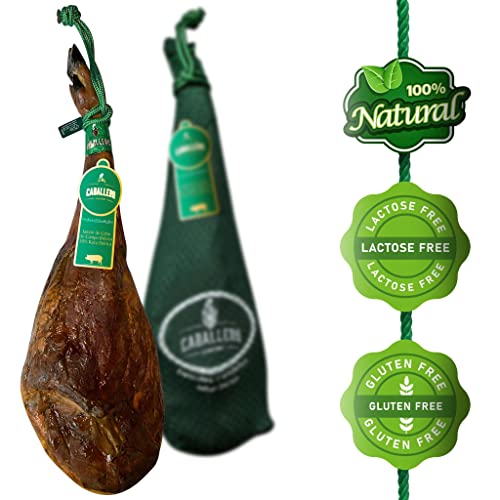 8-9 Kg Iberico Ham Pata Negra - from Free Range Iberico Pigs raised in Dehesas and 100% Natural Curation Process - Spanish Jamon Iberico Pata Negra - Jamon Iberico de Cebo de Campo