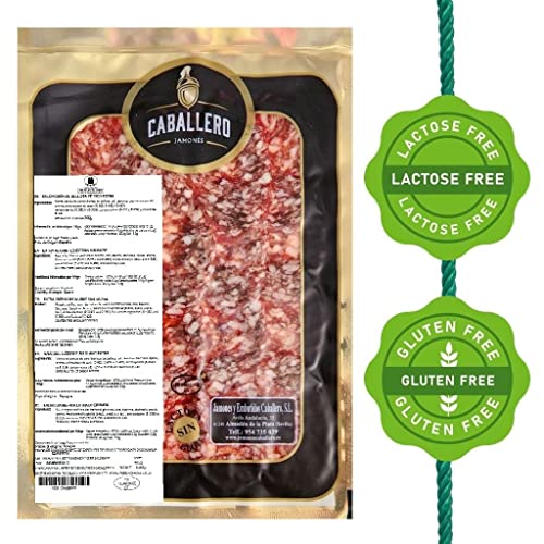 Salchichon Iberico de Bellota - 100 Grams Iberico Salchichon Slices Made from Pata Negra Acorn fed 100% Iberian Pigs