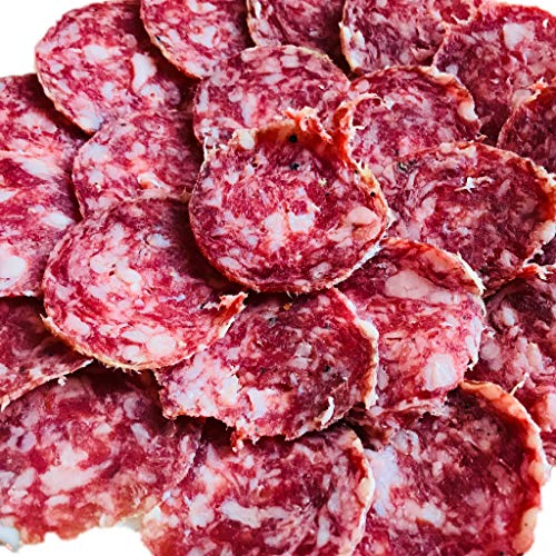 Salchichon Iberico de Bellota - 100 Grams Iberico Salchichon Slices Made from Pata Negra Acorn fed 100% Iberian Pigs