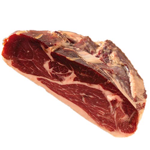 2.2 Kg Boneless 100% Iberico Ham Shoulder Bellota Pata Negra - from Iberico Pigs Fed with Acorns and 100% Natural Curation Process and No Preservatives - Spanish Jamon Iberico