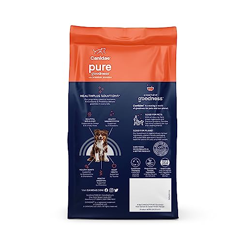 Canidae PURE Limited Ingredient Premium Adult Dry Dog Food, Salmon and Sweet Potato Recipe, 24 Pounds, Grain Free