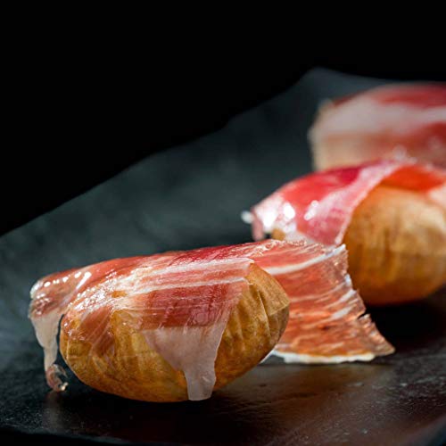 2.2 Kg Boneless 100% Iberico Ham Shoulder Bellota Pata Negra - from Iberico Pigs Fed with Acorns and 100% Natural Curation Process and No Preservatives - Spanish Jamon Iberico