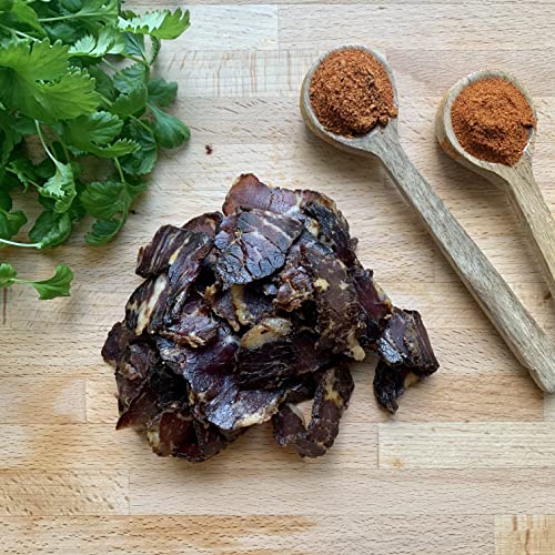 The Biltong Man | Tasty Traditional Lean Beef Biltong | Healthy High Protein Dried Beef Snack | Low Calorie, Gluten-Free & Keto-Friendly, 800 Grams | Pack of 2 x 400g