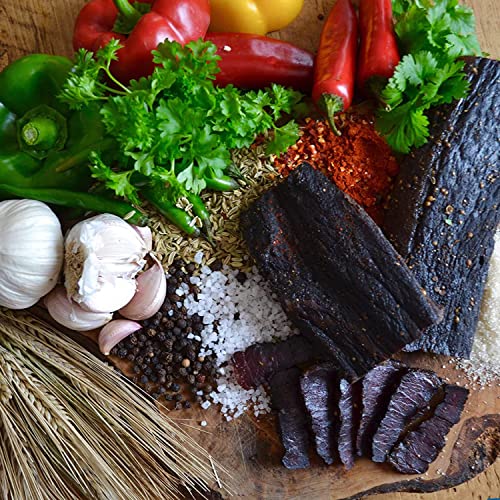 The Biltong Man | Peri-Peri Beef Biltong | Healthy High Protein Dried Chilli Beef Snack | 500 g (Pack of 1)