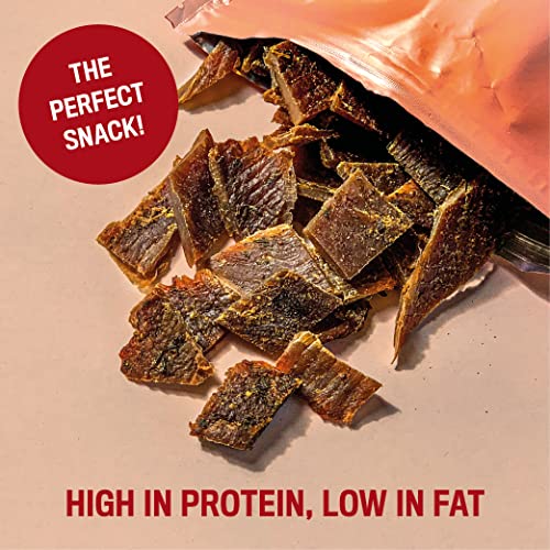 Barazzo Pork Jerky Barbecue | 1 kg (2x500g Maxibag) | 100% regional premium air-dried meat | Beef Jerky/Biltong